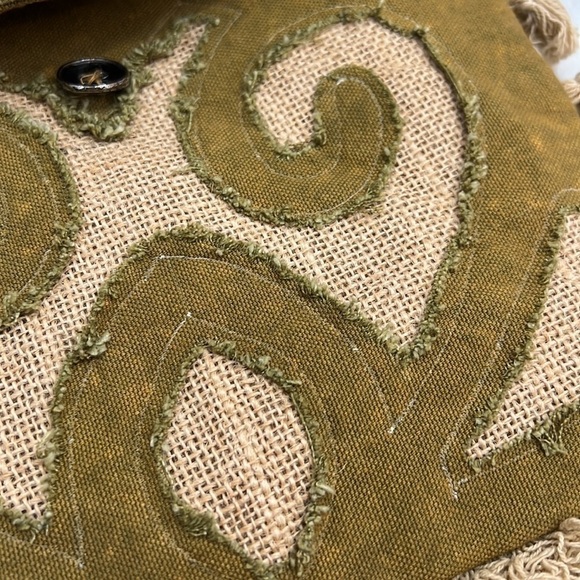 Crosstree lane cotton purse with twisted crossbody strap very boho - Picture 5 of 16